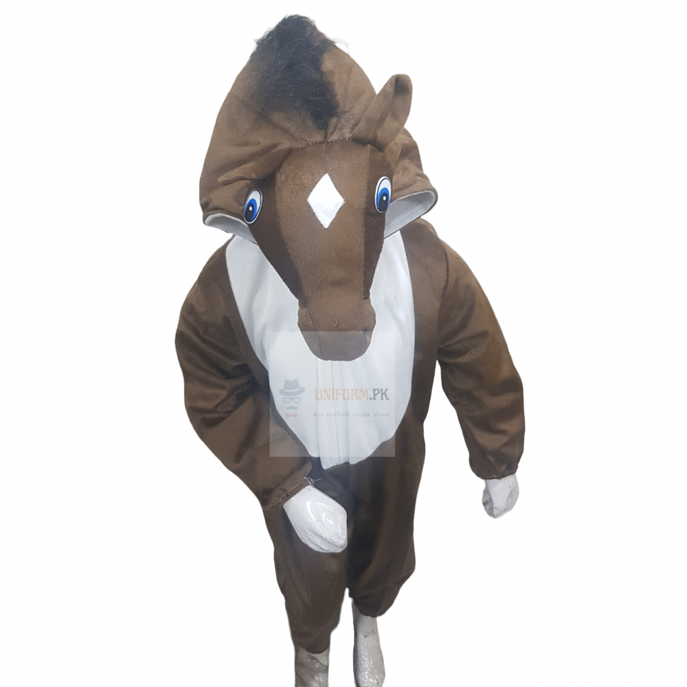 Kids Horse Costume - Soft, Comfortable Dress-Up Outfit In X-Large Size